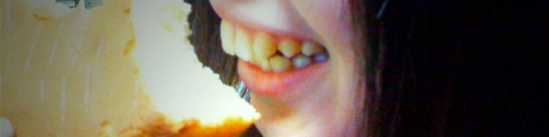 笑顔とチーズケーキ