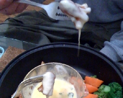 チーズフォンデュ